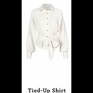 Cabi XL Tied-up Shirt NWT